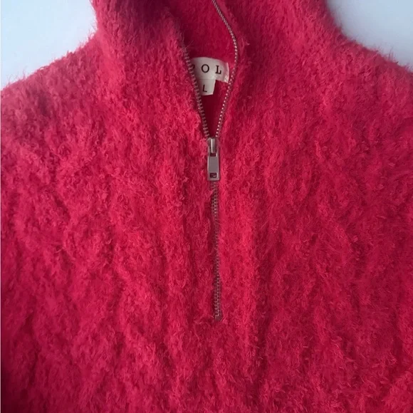 POL Women's Sweater in Vibrant red - Picture 4 of 5